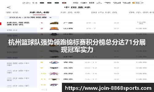 杭州篮球队强势领跑锦标赛积分榜总分达71分展现冠军实力